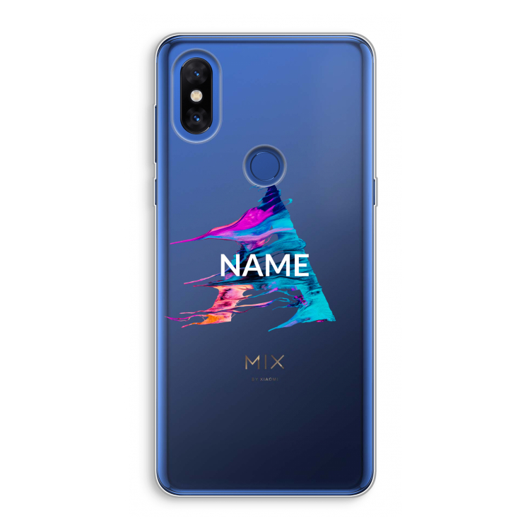 Abstract Spectrum: Xiaomi Mi Mix 3 Transparant Hoesje