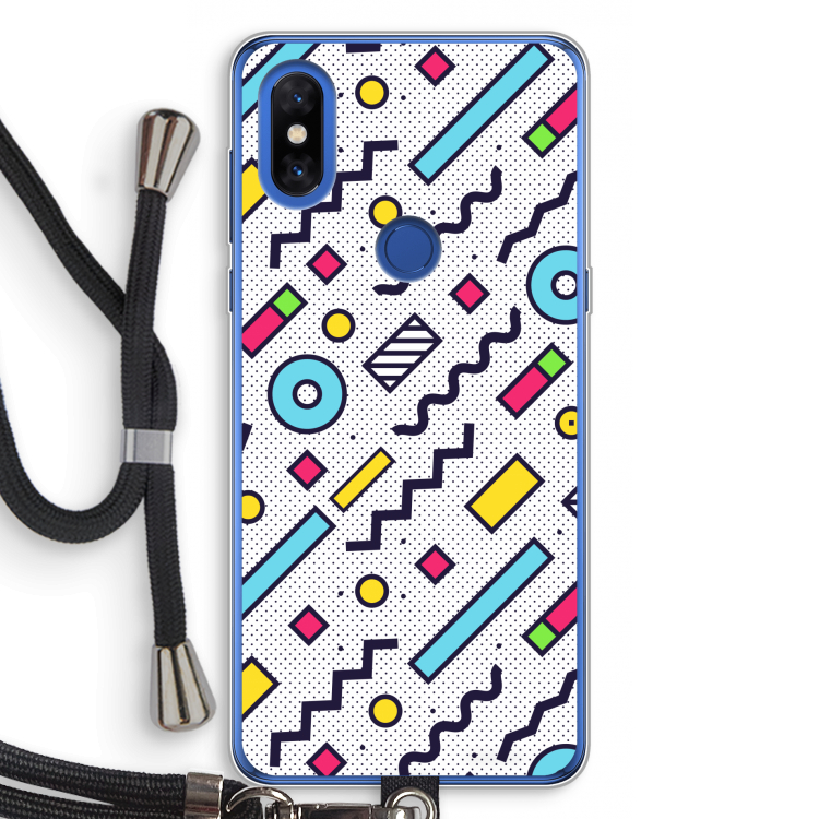 8-bit N°8: Xiaomi Mi Mix 3 Transparant Hoesje met koord