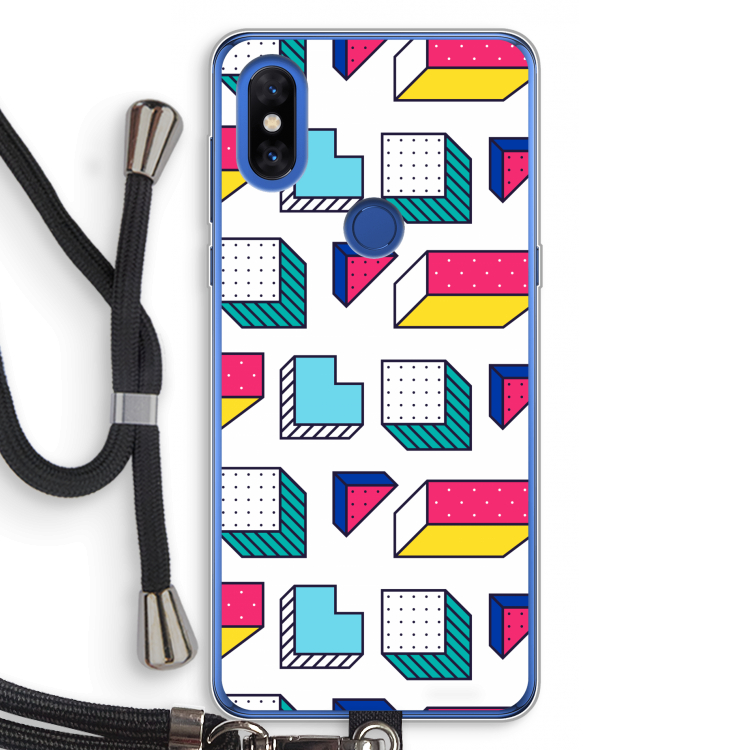 8-bit N°7: Xiaomi Mi Mix 3 Transparant Hoesje met koord