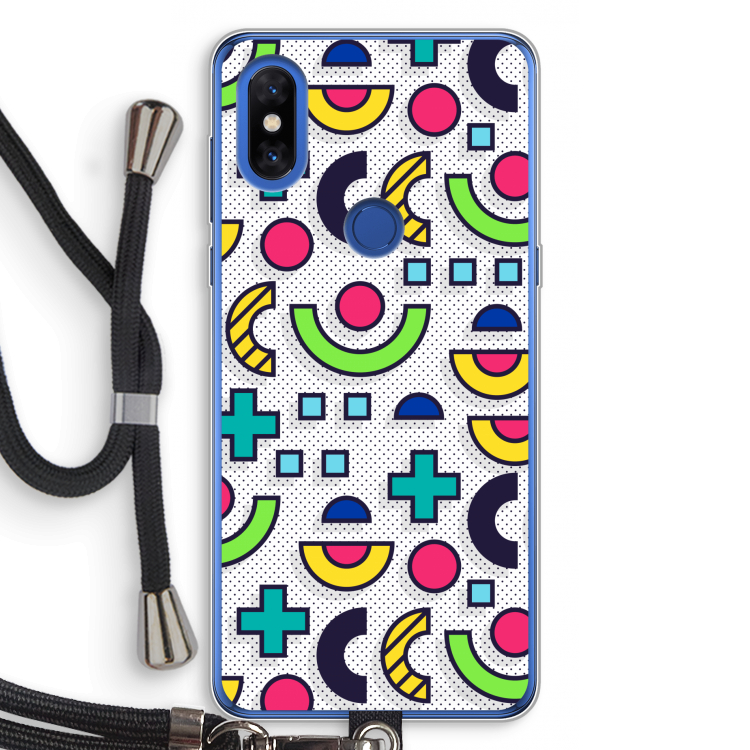 8-bit N°6: Xiaomi Mi Mix 3 Transparant Hoesje met koord