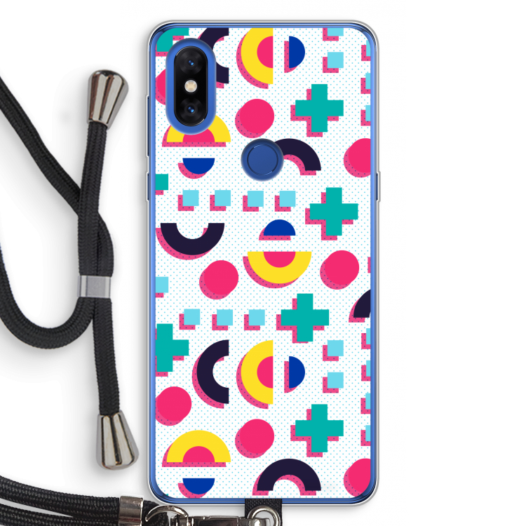 8-bit N°2: Xiaomi Mi Mix 3 Transparant Hoesje met koord