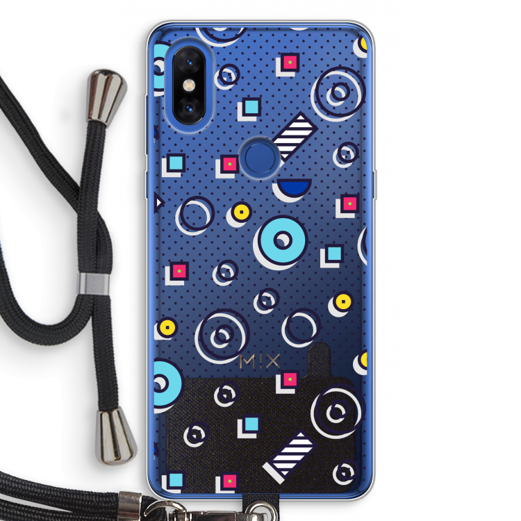 8-bit N°9: Xiaomi Mi Mix 3 Transparant Hoesje met koord