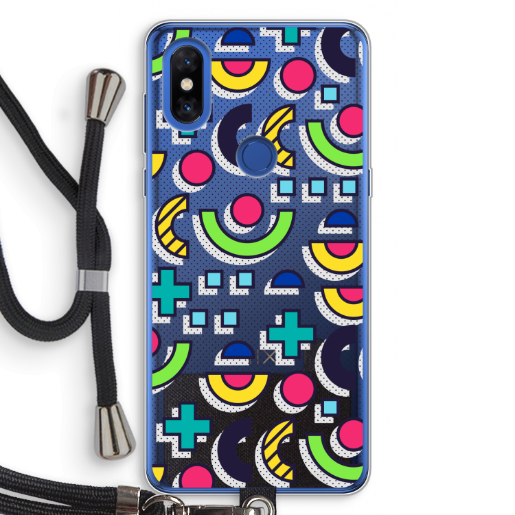 8-bit N°6: Xiaomi Mi Mix 3 Transparant Hoesje met koord
