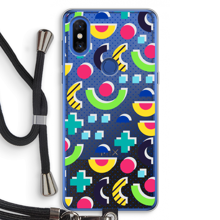 8-bit N°1: Xiaomi Mi Mix 3 Transparant Hoesje met koord
