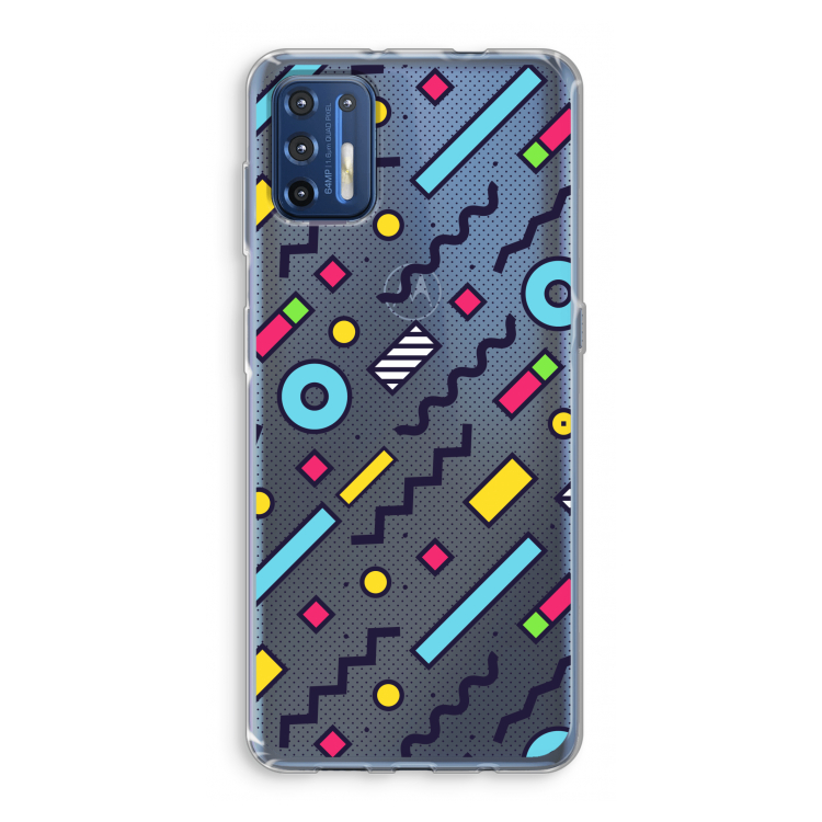 8-bit N°8: Motorola Moto G9 Plus Transparant Hoesje