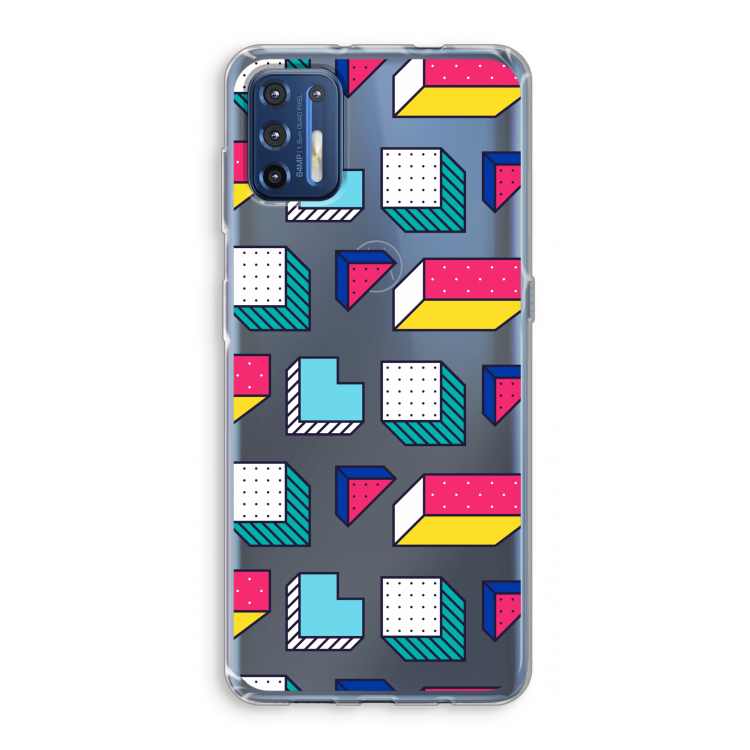 8-bit N°7: Motorola Moto G9 Plus Transparant Hoesje