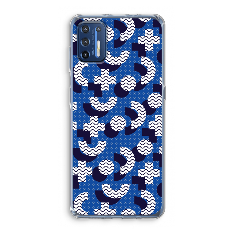 8-bit N°5: Motorola Moto G9 Plus Transparant Hoesje