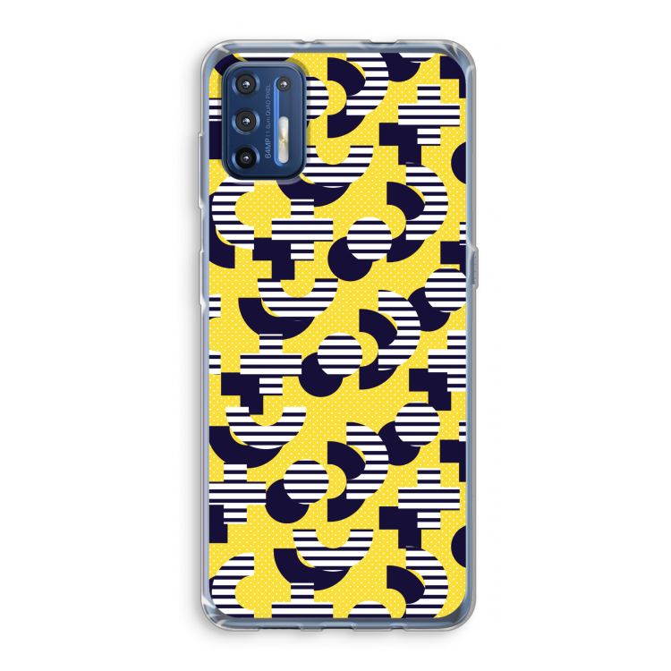 8-bit N°3: Motorola Moto G9 Plus Transparant Hoesje