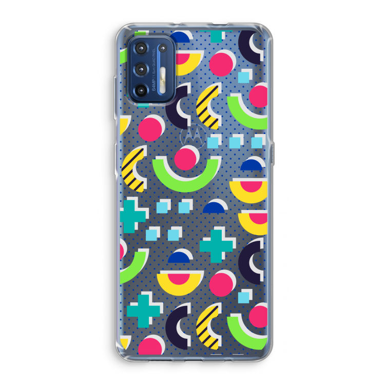 8-bit N°1: Motorola Moto G9 Plus Transparant Hoesje