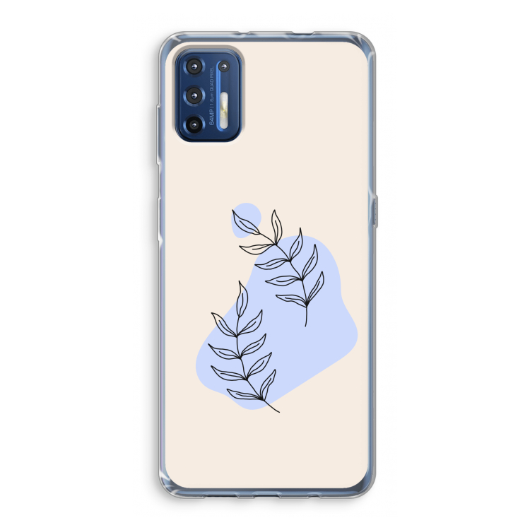 Leaf me if you can: Motorola Moto G9 Plus Transparant Hoesje