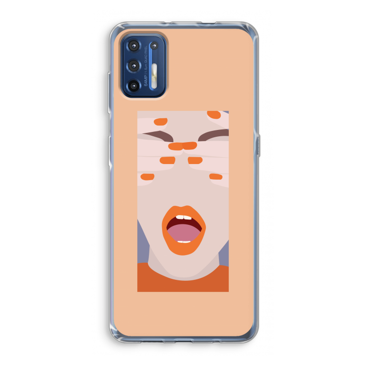 Surprise: Motorola Moto G9 Plus Transparant Hoesje