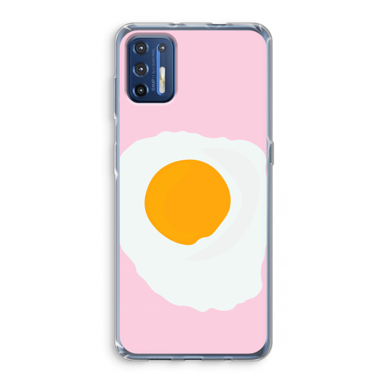 Sunny side up: Motorola Moto G9 Plus Transparant Hoesje