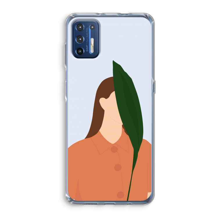 Leaf: Motorola Moto G9 Plus Transparant Hoesje