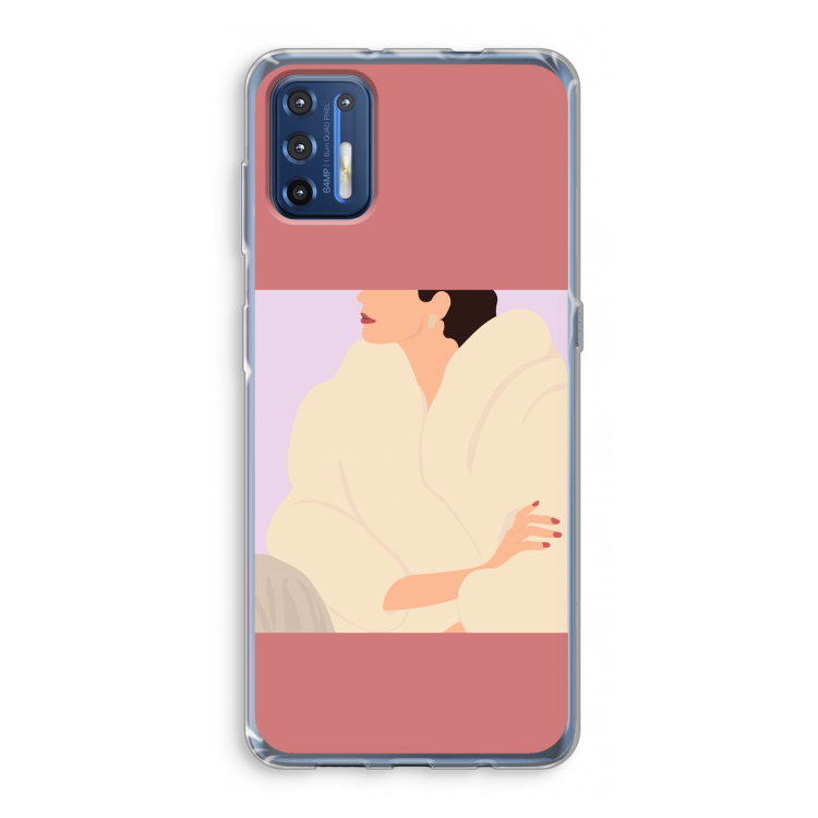 Cosy: Motorola Moto G9 Plus Transparant Hoesje