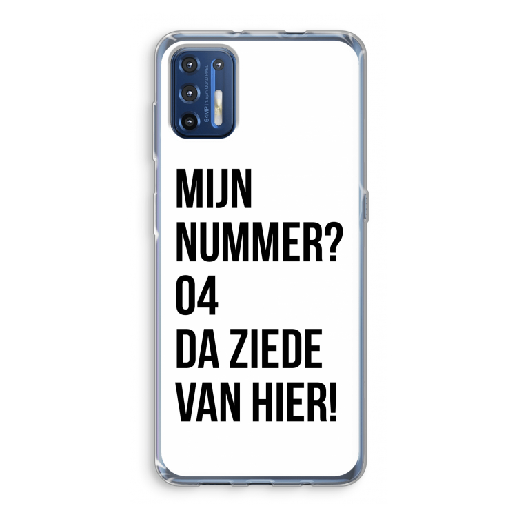 Da ziede van hier: Motorola Moto G9 Plus Transparant Hoesje