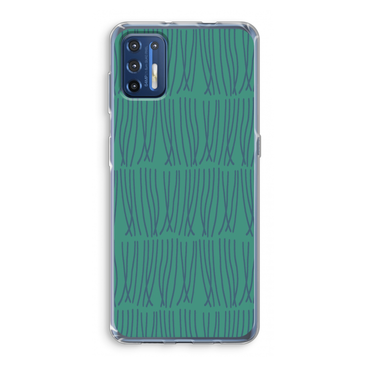Swirls: Motorola Moto G9 Plus Transparant Hoesje
