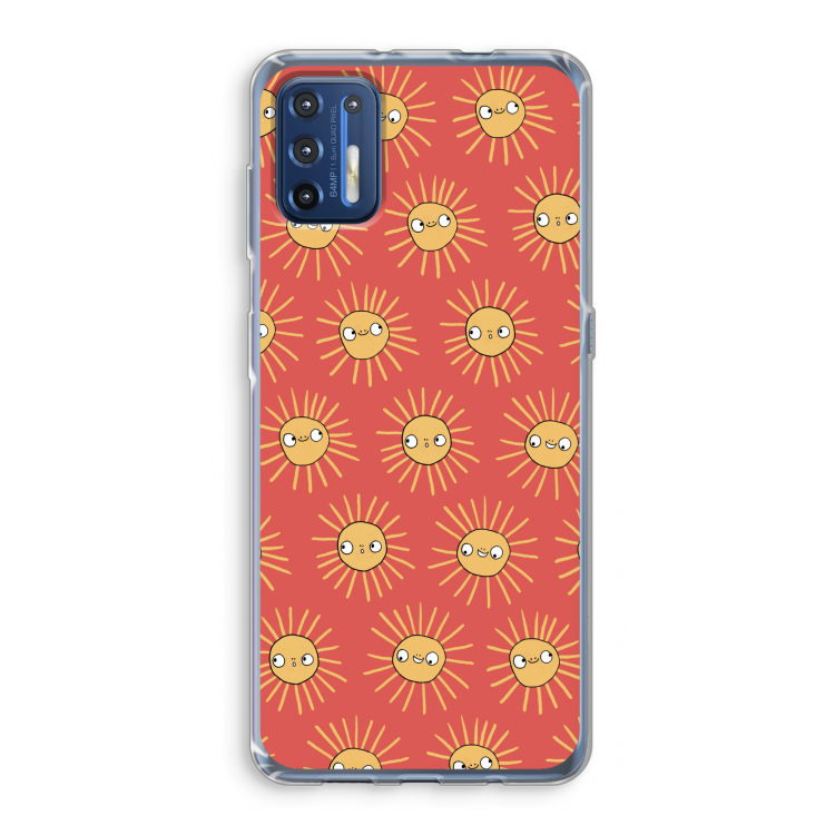 Zon: Motorola Moto G9 Plus Transparant Hoesje
