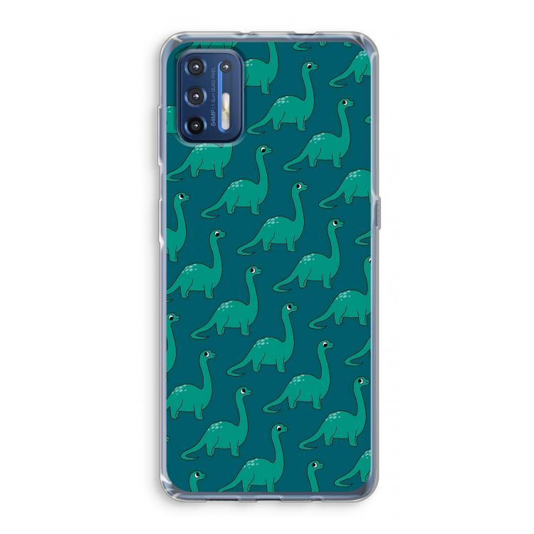 Diplodocus: Motorola Moto G9 Plus Transparant Hoesje