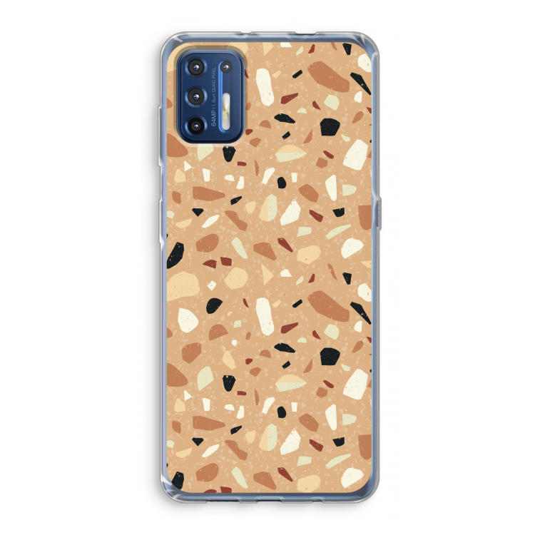 Terrazzo N°17: Motorola Moto G9 Plus Transparant Hoesje