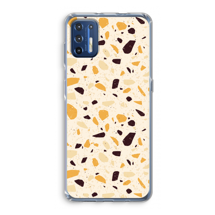 Terrazzo N°13: Motorola Moto G9 Plus Transparant Hoesje