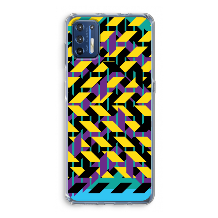 Skew Bee 3: Motorola Moto G9 Plus Transparant Hoesje