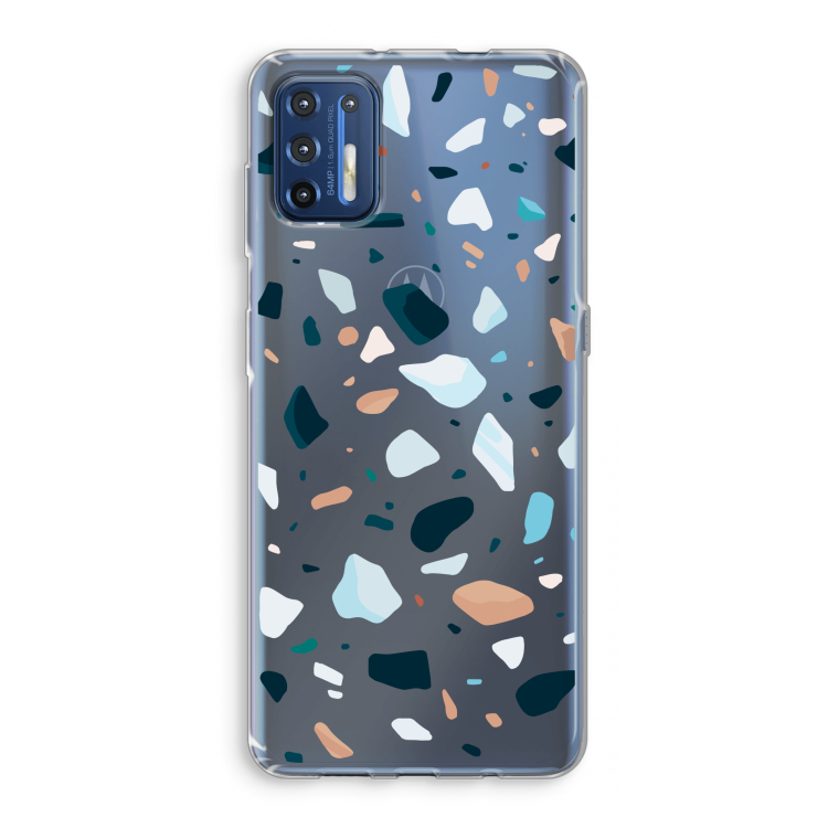 Terrazzo N°13: Motorola Moto G9 Plus Transparant Hoesje
