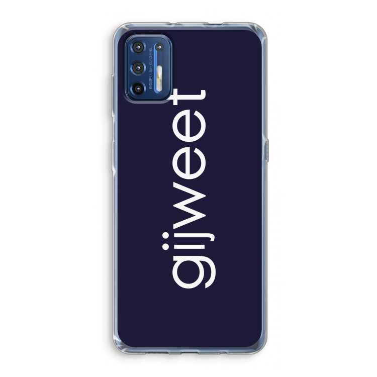 Gijweet: Motorola Moto G9 Plus Transparant Hoesje
