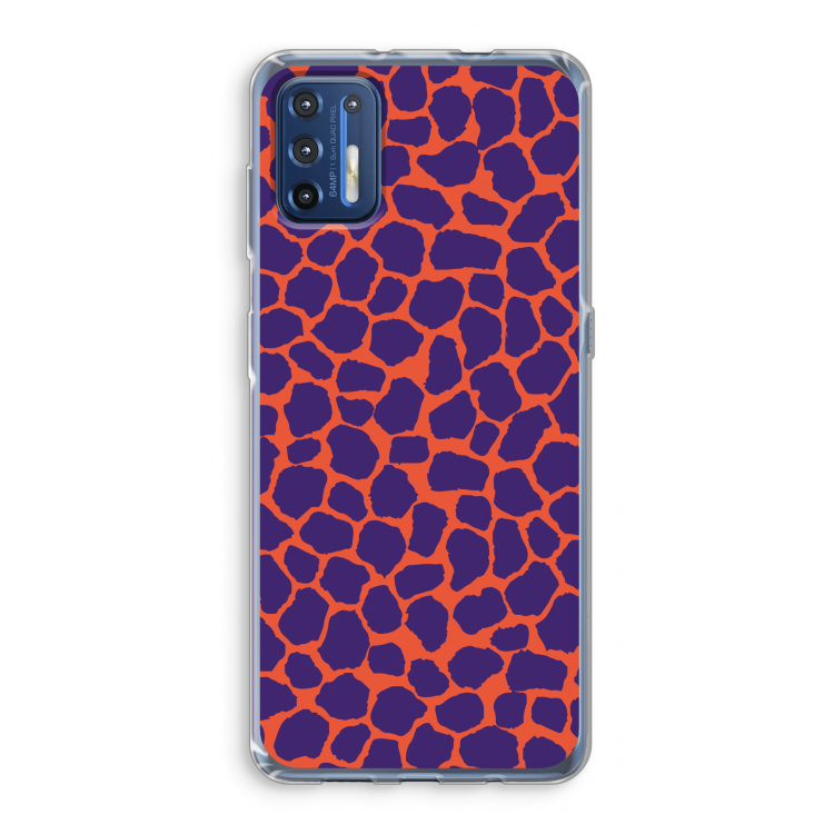 Purple Giraffe: Motorola Moto G9 Plus Transparant Hoesje