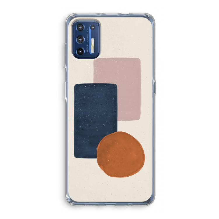 Geo #3: Motorola Moto G9 Plus Transparant Hoesje