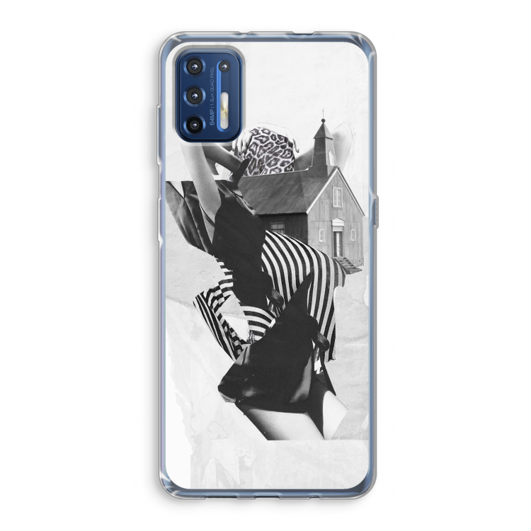House: Motorola Moto G9 Plus Transparant Hoesje