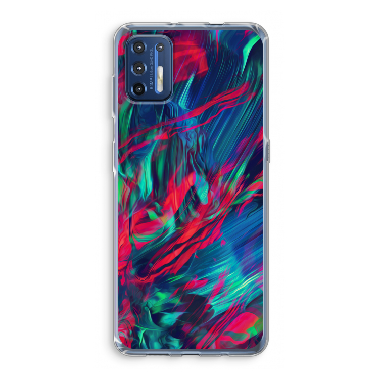 Pilgrims Of The Sea: Motorola Moto G9 Plus Transparant Hoesje