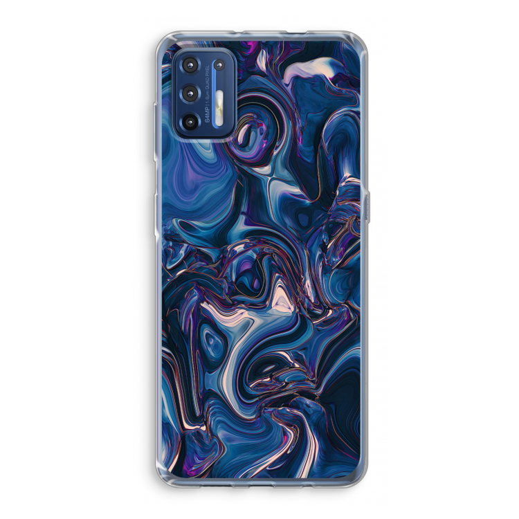 Mirrored Mirage: Motorola Moto G9 Plus Transparant Hoesje