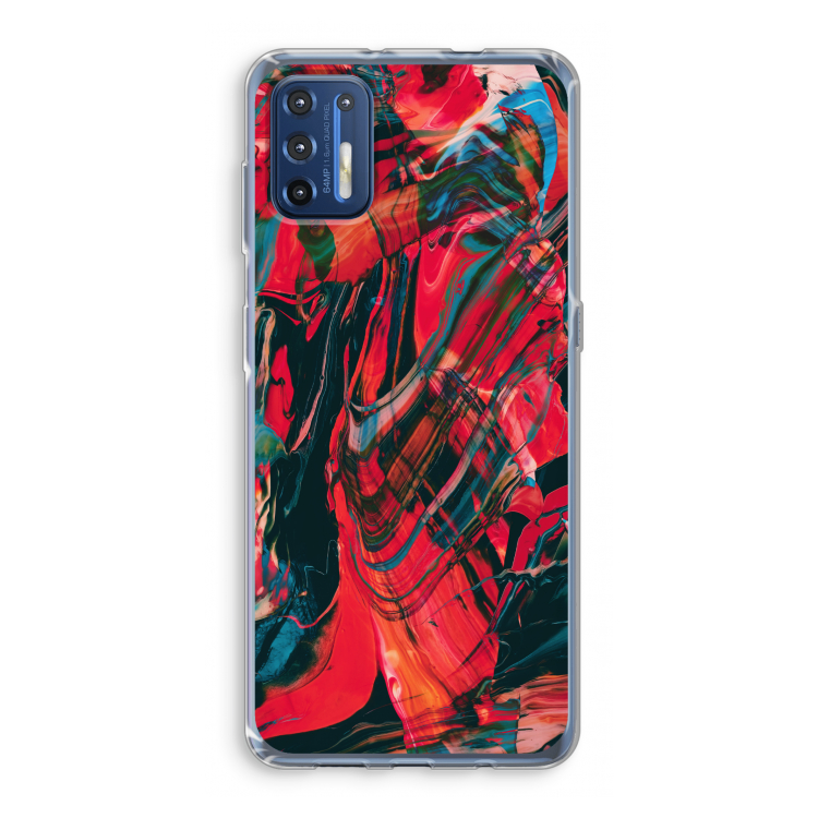 Endless Descent: Motorola Moto G9 Plus Transparant Hoesje