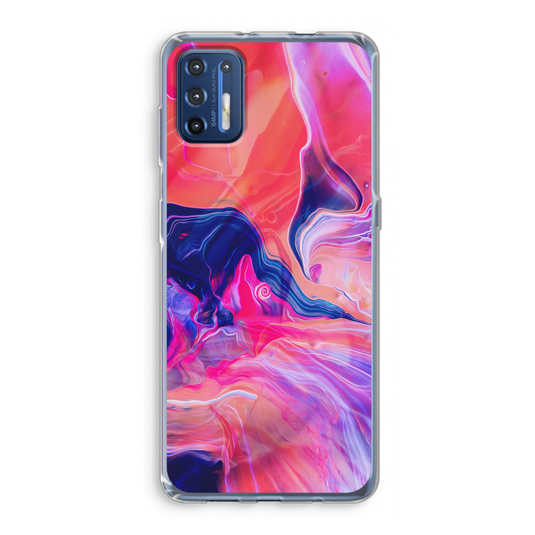 Earth And Ocean: Motorola Moto G9 Plus Transparant Hoesje
