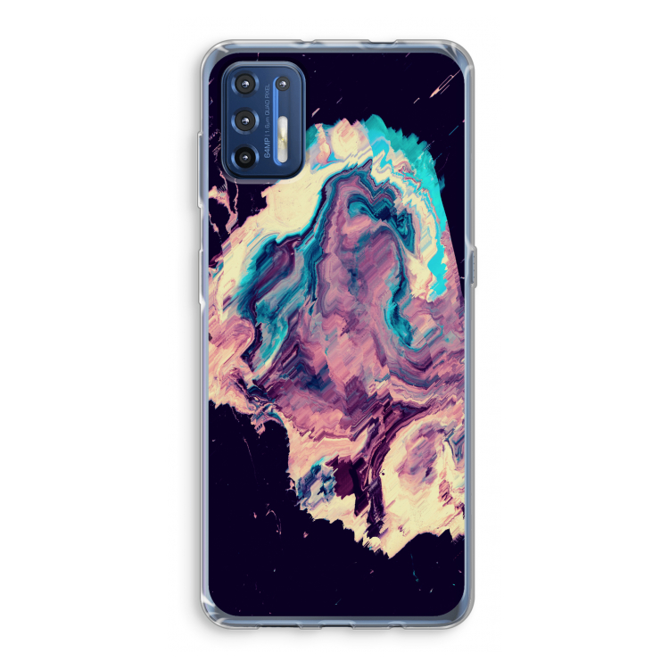 Cosmic Silence: Motorola Moto G9 Plus Transparant Hoesje