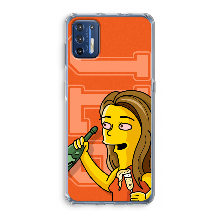 Jamie Lee Simpson: Motorola Moto G9 Plus Transparant Hoesje