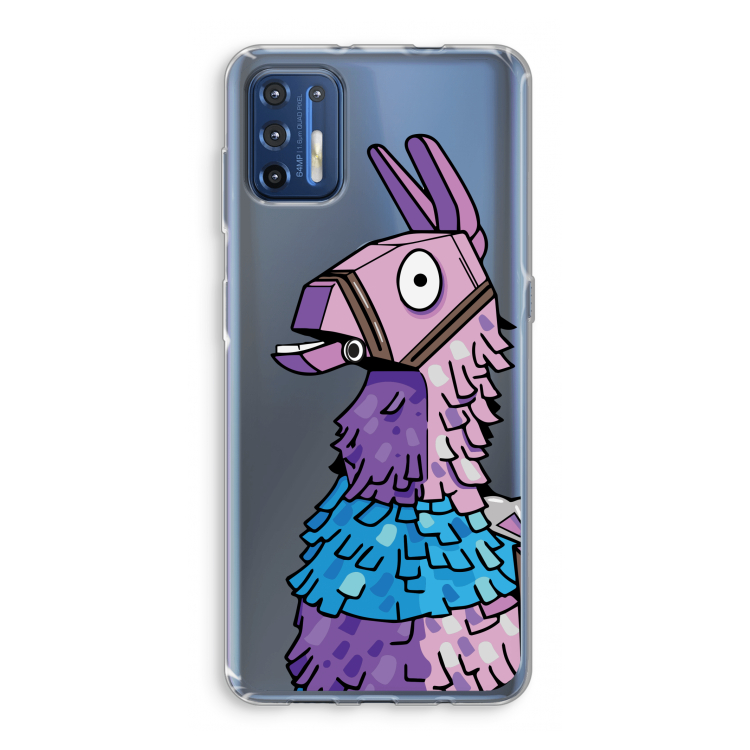 Lama: Motorola Moto G9 Plus Transparant Hoesje