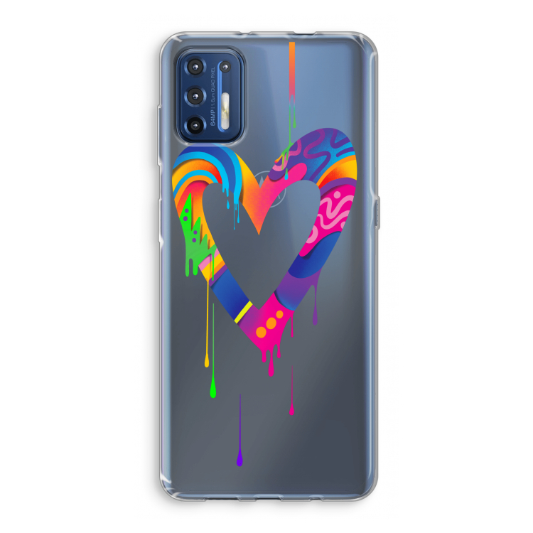 Melts My Heart: Motorola Moto G9 Plus Transparant Hoesje