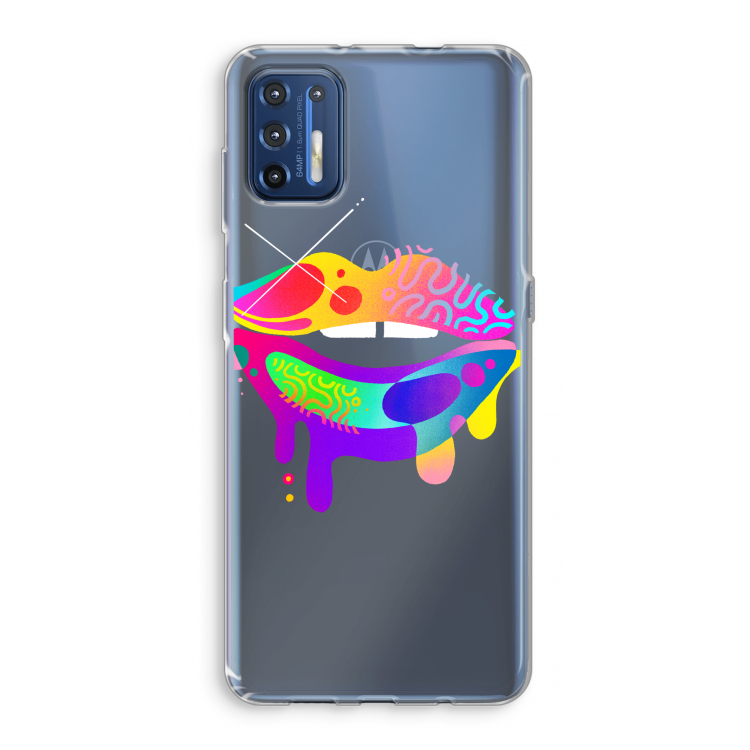 Lip Palette: Motorola Moto G9 Plus Transparant Hoesje