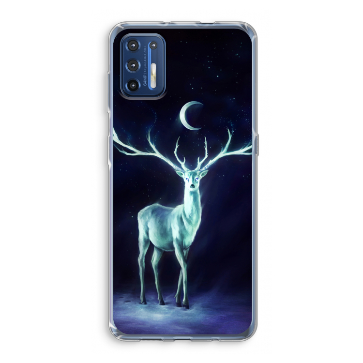 Nightbringer: Motorola Moto G9 Plus Transparant Hoesje