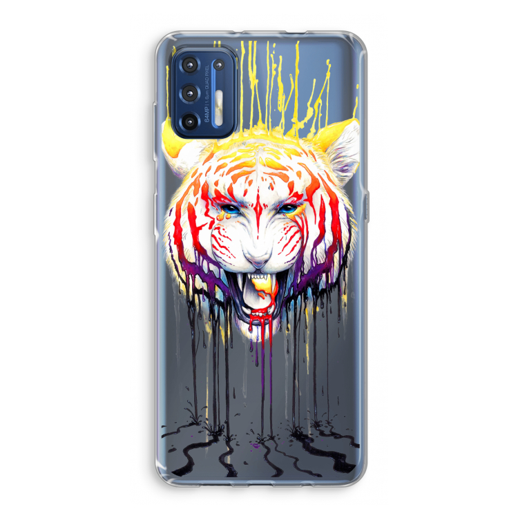 Fading: Motorola Moto G9 Plus Transparant Hoesje