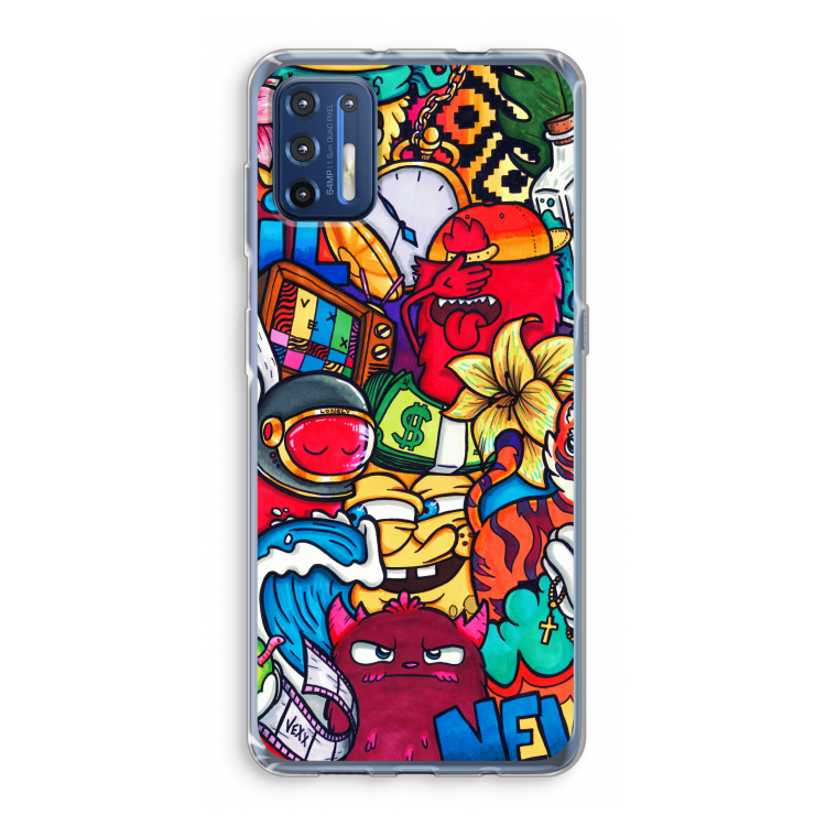 No Rules: Motorola Moto G9 Plus Transparant Hoesje