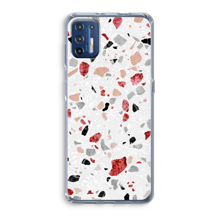 Terrazzo N°12: Motorola Moto G9 Plus Transparant Hoesje