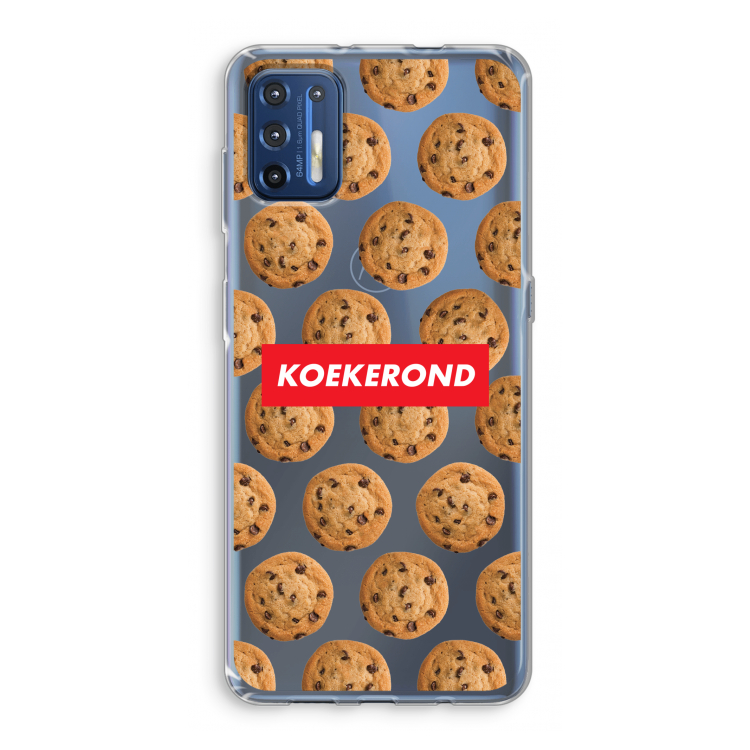 Koekerond: Motorola Moto G9 Plus Transparant Hoesje
