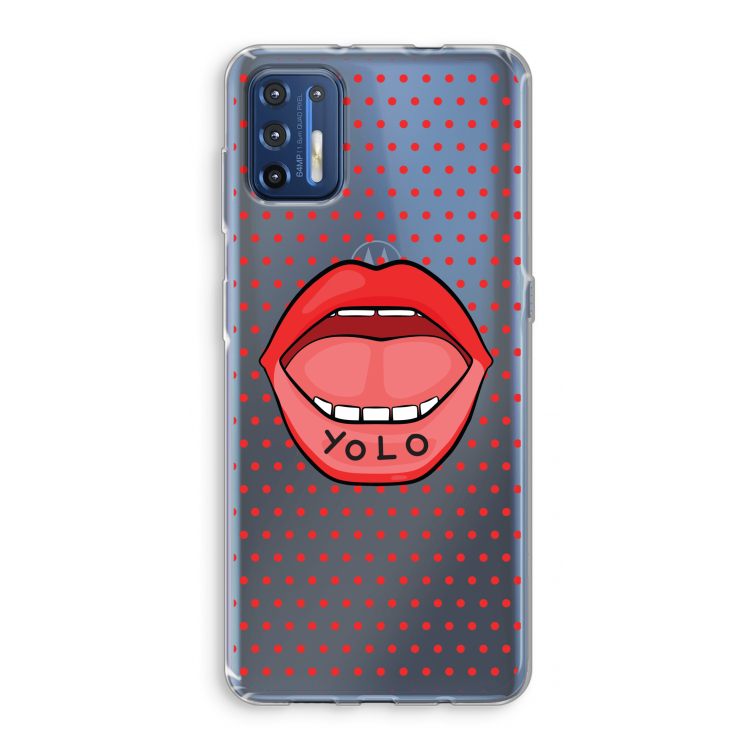 Yolo Denise: Motorola Moto G9 Plus Transparant Hoesje