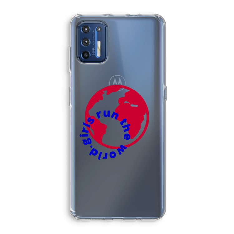 Run The World: Motorola Moto G9 Plus Transparant Hoesje