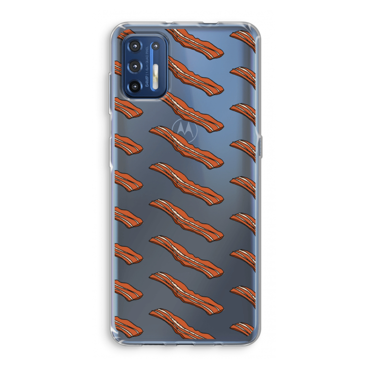 Bacon to my eggs #2: Motorola Moto G9 Plus Transparant Hoesje