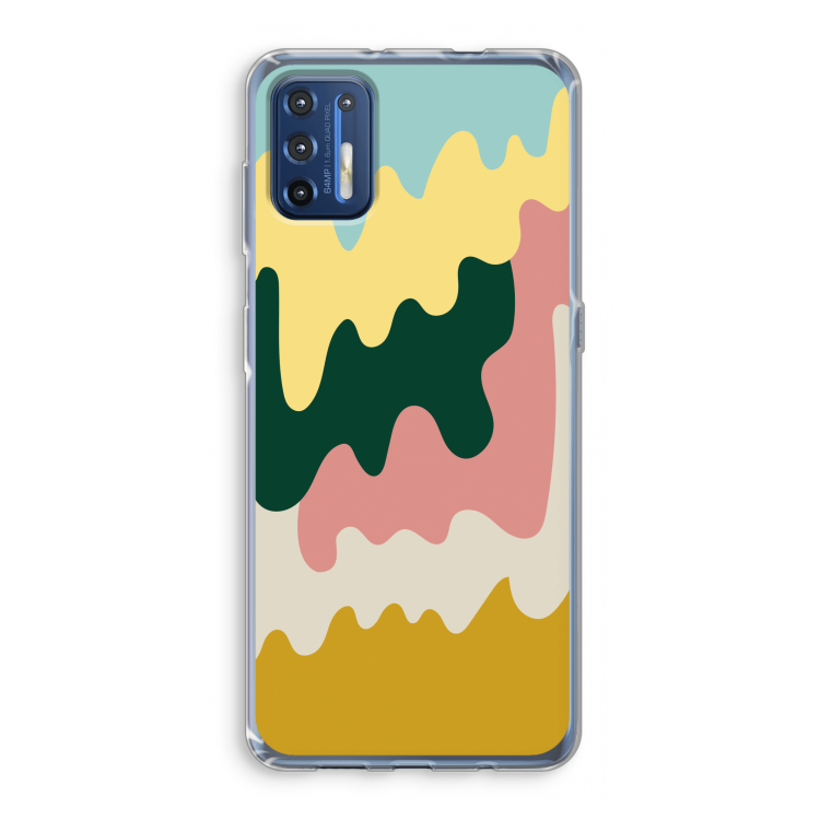Baar B: Motorola Moto G9 Plus Transparant Hoesje