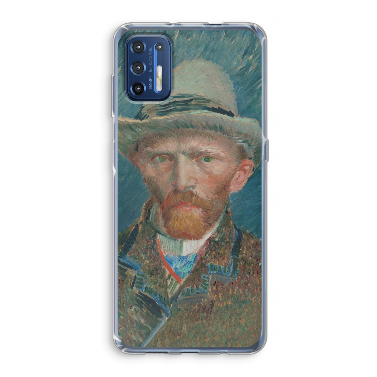 Van Gogh: Motorola Moto G9 Plus Transparant Hoesje