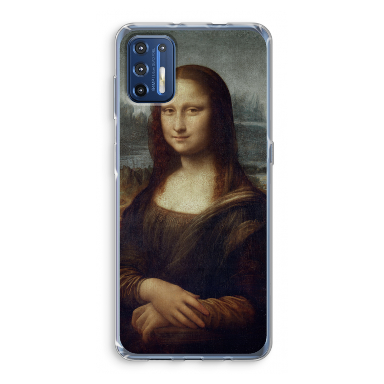 Mona Lisa: Motorola Moto G9 Plus Transparant Hoesje